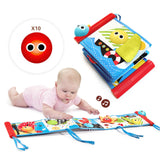 Yookidoo First Soft Cloth Baby Book - Lights and Music (0 to 12 Months). Essential Toy for Infant and Newborn's Playmats Promote