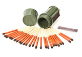 UCO Stormproof Match Kit with Waterproof Case, 25 Stormproof Matches and 3 Strikers Dark Green