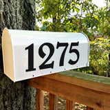 Diggoo Mailbox Numbers Sticker Decal Die Cut Elegant Style Vinyl Number 2 Self Adhesive 4 Sets for Mailbox, Signs, Window, Door,