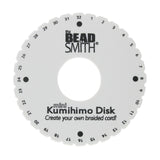 The Beadsmith Round Kumihimo Disk, 4.5 inch Diameter, 3/8 Thick Dense Foam, Jewelry Tools for Braiding, Box of 20 disks