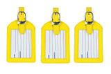 Sukeshcraft Luggage Tags Suitcase Tag Travel Bag Labels Neon(Yellow)
