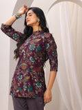 Libas Women'S Straight Kurtis (98007O_Burgundy L)