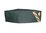 Yanwenx Uttarakhand Pahadi Topi/Cap,Brahmakamal Uttarakhand Topi, Himachali Cap (Green Cotton)