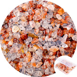 456 PCs Natural Chip Stone Beads, 5-8mm Irregular Multicolor Gemstones Loose Crystal Healing Red Hematoid Quartz Rocks with Hole