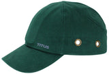 TITUS Lightweight Safety Bump Cap - Baseball Style Protective Hat (Hunter Green)