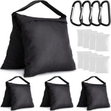 Aimosen 4 Packs Sandbags Weight Bags for Light Stand Photography Video Equipment, Heavy Duty Saddlebag for Backdrop Stand, Photo
