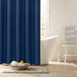 CLOROX 2in1 Bathroom Shower Curtain Liner, Durable Fabric, Weighted Magnets for Bath Water Control, Washable Premium Quality, 