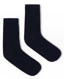 Jockey Kids Calf Length Cotton Socks 7800_Navy_56 Yrs