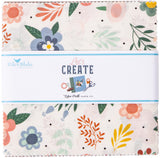 Lets Create Riley Blake 5inch Stacker, 42 Precut Fabric Quilt Squares by Echo Park Paper Co.