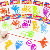 60 PCS Halloween Sticky Hands Toys Gifts Bulk for Toddlers,Halloween Party Favors Treats for Kids,Boo Basket Pinata Goody Bag St