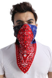 Paropkar 100% Cotton Novelty Printed Paisley Bandana Handkerchief Scarf Headband Cowboy Headwrap Wristband Sun Protection Mask U