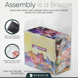 Dinavio Crafthouse Plastic PKMN Booster Box Protector 10 Pack - Booster Box Case Display Protectors - Compatible with English PK