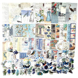 Esweny 200PCS Vintage Scrapbooking Supplies Kit for Journaling, Scrapbook Sticker Paper Pack for Junk Journal Planners Aesthetic