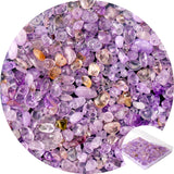 456 PCs Natural Chip Stone Beads, 5-8mm Irregular Multicolor Gemstones Loose Crystal Healing Ametrine Rocks with Hole for Jewelr