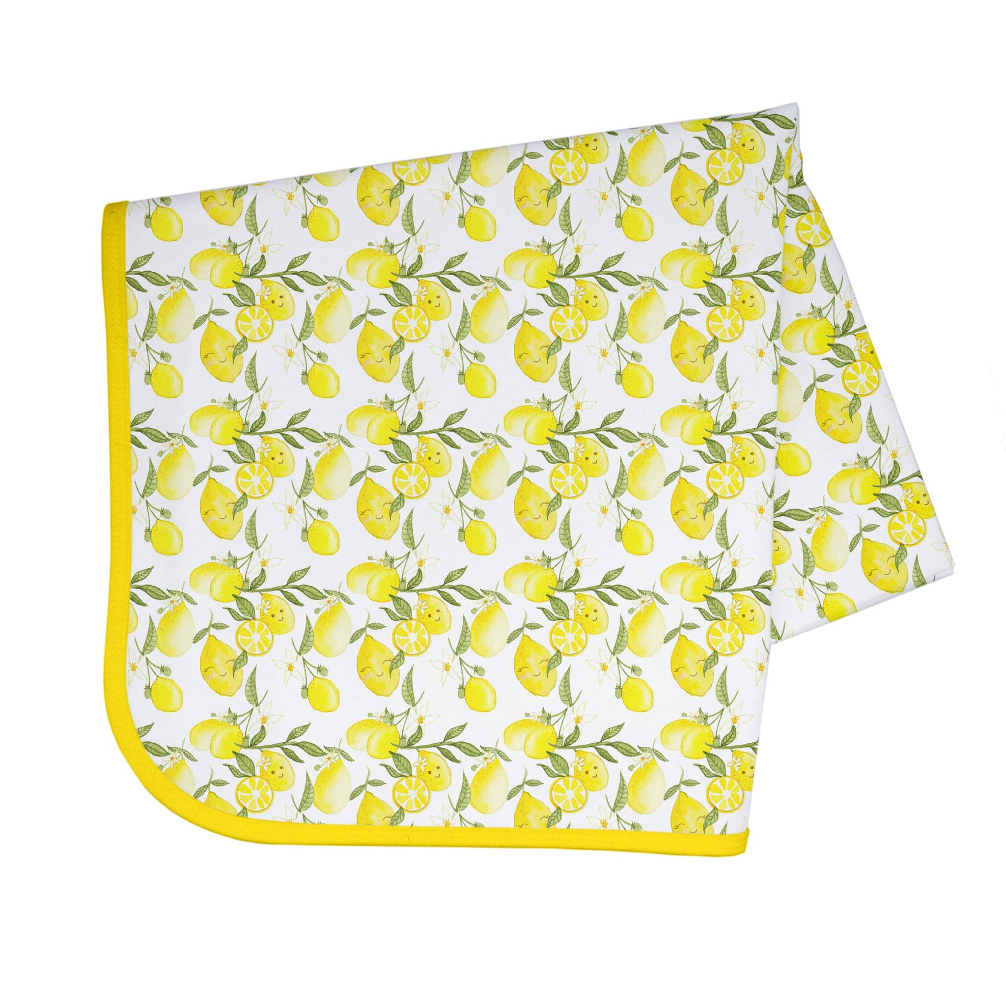 BapronBaby Fresh Lemon Splash Mat - Waterproof Catch-All for Under High Chairs, Floors, Tables, Playtime or Arts & Crafts - Mach