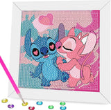 5D Diamond Art Painting Kits for Kids with Wooden Frame Stitch Diamond Art for Kids Ages 681012,DIY Art and Crafts Big Gem 