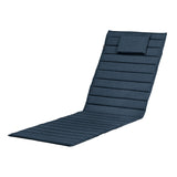Classic Accessories Storigami Water-Resistant 72 X 21 Inch Chaise Lounge Cushion, Heather Indigo, Patio Cushion