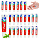 500 Tubes Travel Size Toothpaste in Bulk, Mini Small Toothpaste Mint Flavor Toothpastes for Guests Homeless Hotel Charity Toilet