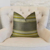 Plutus Brands Plutus Ocosingo Zest Handmade Throw Pillow, 24 X 24, Gray/Citrine/Ivory