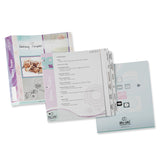Bakers Recipe Organizer Kit: LONG Index Tabs for Threering Binder with Cover
