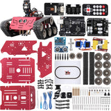 ELEGOO Conqueror Robot Tank Kit with UNO R3 for Arduino Robotics for Kids Ages 8-12 12-16 STEM Science Kits Coding Robots Toys f