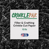 CrinklePak USA Made Crinkle Cut Paper Shred Filler Great for Shipping Packages, Gift Wrap, Basket Filling and All Other Occasion