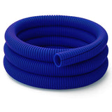 Electriduct Split Wire Loom Tubing Polyethylene Corrugated Flexible Conduit - 2 Nominal Size - 100 Feet - Blue