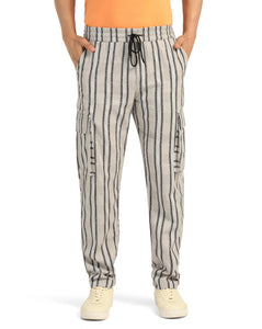 Toplot Men'S Regular Casual Pants (Strip-Trouser-5206-Off 36_Off White,Off White,36,B0DJKXXHKG