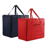 Kuber Industries Set Of 2 Storage Bag | Rexine Underbed Storage Bag | Wardrobe Organizer For BlanketComforters | Clothes Storag
