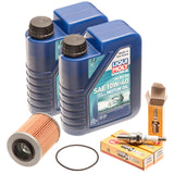 Oil Change Service Kit w/Filter & NGK Plugs for SeaDoo Spark All Models 09 & Up