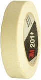 3M 201+ General Use Masking Tape, 1 Inch x 60 Yards, Tan