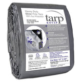 Kotap 12 x 20 Ft. Heavy-Duty Protection/Coverage Tarp, Superior Weave for Greater Longevity, 10-mil Multi-Use, Waterproof, TRS-1