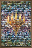 Trends International Magic: The Gathering - Collage Wall Poster, 14.725 x 22.375, Bronze Framed Version