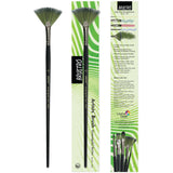 Brustro Artists Greengold Acrylic Brush Fan Series 1800 - Size - 12 | Ideal For Oil, Acrylic Painting On Paper, Canvas, Fine Art