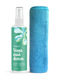 ASUTRA Yoga Mat Cleaner Spray (Energizing Peppermint), 4 fl oz - No Slippery Residue, Organic Essential Oils, Deep-Cleansing for