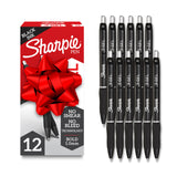 Sharpie S-Gel, Gel Pens, Bold Point (1.0mm), Black Ink, 12 Count - Writing, Journaling, Note-Taking, College, Teacher Supplies, 