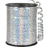 OMISELIO Silver Curling Ribbon, 500 Yard Shiny Metallic Silver - Curly, Thin 3/16 for Gift Wrapping, Balloons, Birthdays & Chris