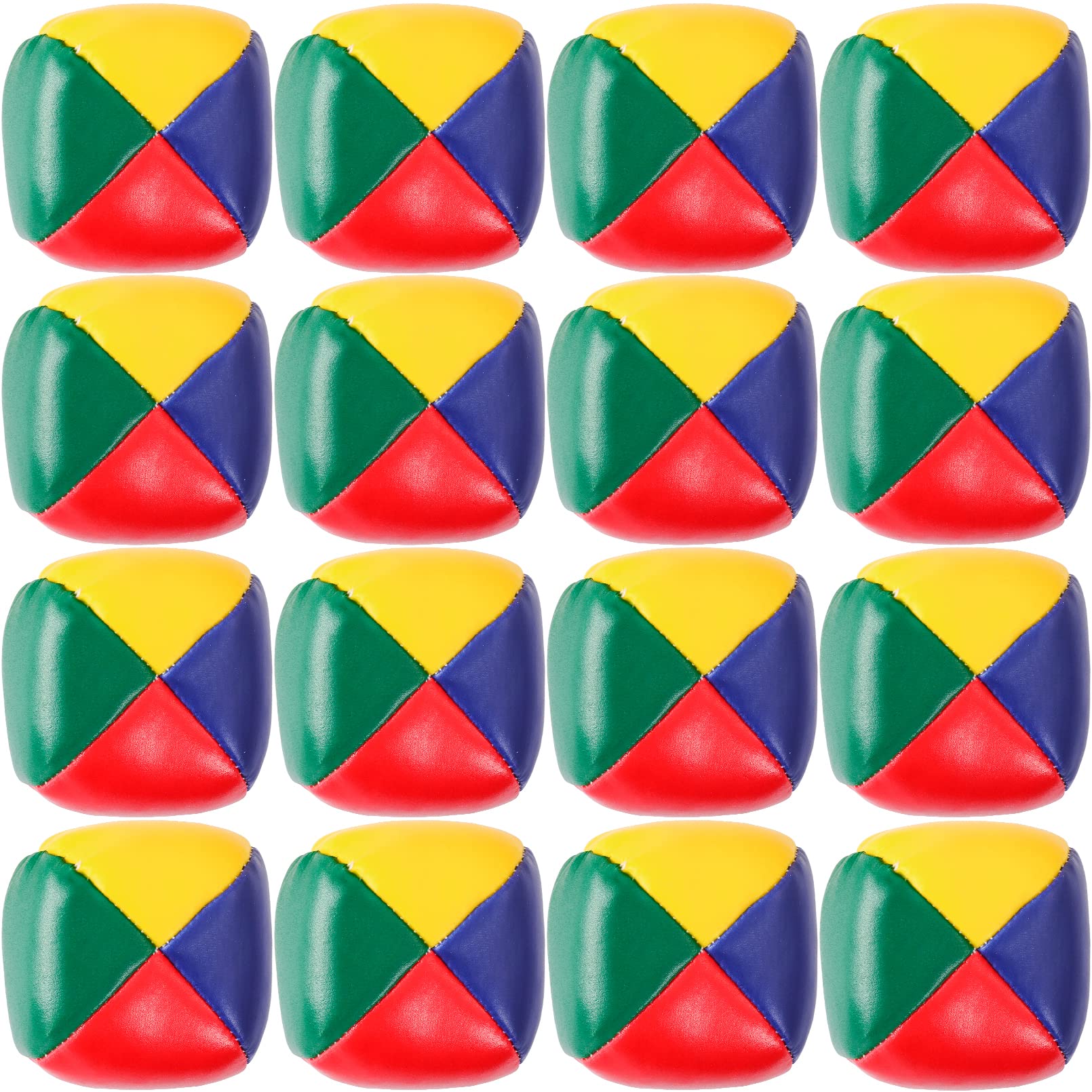 16 Pack Juggling Balls for Beginners,Mini Juggling Balls,Multicolor Beginners Juggling Balls,Durable Juggle Ball Kit,Soft Easy J