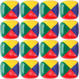 16 Pack Juggling Balls for Beginners,Mini Juggling Balls,Multicolor Beginners Juggling Balls,Durable Juggle Ball Kit,Soft Easy J