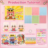Hairstyle Design Crafts Kit, Creative Paper Doll Hair Accessories Arts and Crafts for Kids 8-12, DIY Girls Hair Stylist Educatio