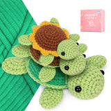 Mewaii Crochet Kit for Beginners, Crochet Animal Kit with Step-by-Step Video Tutorial, Learn to Crochet Starter Kit with 40%+ Ta