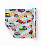 KOSY Gift Wrapping Paper Sheet for Gift Packing 75x50 cm Eco Friendly Kraft Paper Sheets with Premium Car Design Easy Fold and C