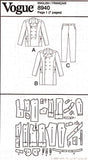 Vogue Patterns V8940 Men'S Jacket And Pants Sewing Templates, Size Mxx (40-42-44-46)