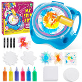 Sixth Space Spin Art Machine for Kids Ages 6-8,Adjustable Speed Arts&Crafts Paint Spinner Toy with Origami Artwork, Thicker Spla