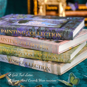 Aromoty Vintage Oil Painting B6 Notebook (Pink-Vintage Rome)