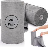 Durigo Shoppers Microfiber Cleaning Cloth Roll 25x25CM Reusable TearAway Towels Washable Super Absorbent Lint Free Cleaning R