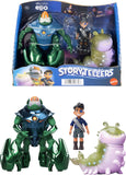 Mattel Disney and Pixar Elio Action Figure Storyteller 3 Pack, Elio, Ambassador Grigon and Glordon Characters, Posable Movie Toy