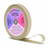 Mandala Crafts 0.5 Inch Elastic Silicone Gripper Tape for Clothing - 10 Yds Dotted Non Slip Elastic Band for Sewing - Beige Sili