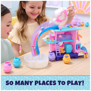 Hatchimals Alive, Hatchi-Nursery Playset Toy with 4 Mini Figures in Self-Hatching Eggs, 13 Accessories, Kids Toys for Girls and