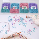 Merishopp 650Pcs Stitch Markers Metal Pins For Clothing Labels Knitting And Crocheting Purple